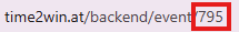 Event ID in the backend